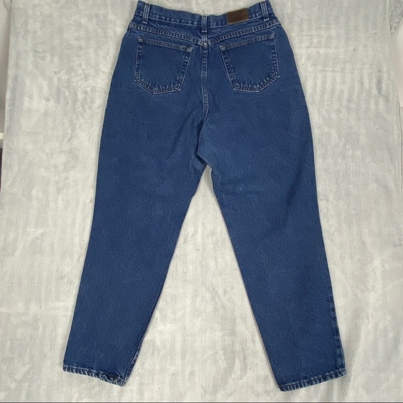 LL Bean Double L High Waisted Jeans Natural Fit Womens Sz 16 Regular - Picture 2 of 8